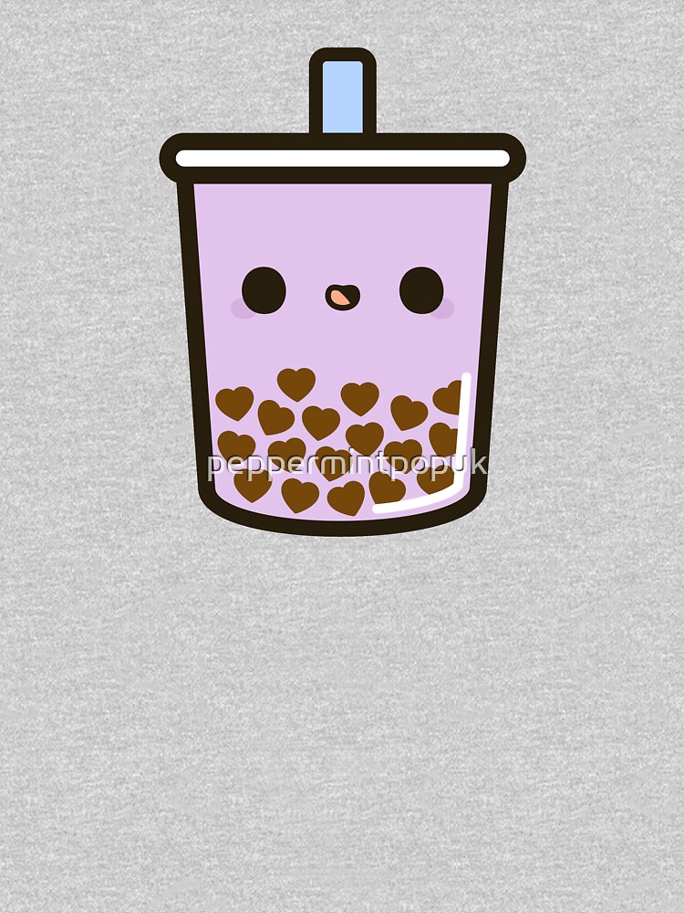 Cute Love Heart Bubble Tea by peppermintpopuk