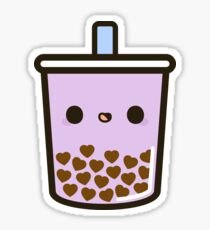 Cute Love Heart Bubble Tea Sticker