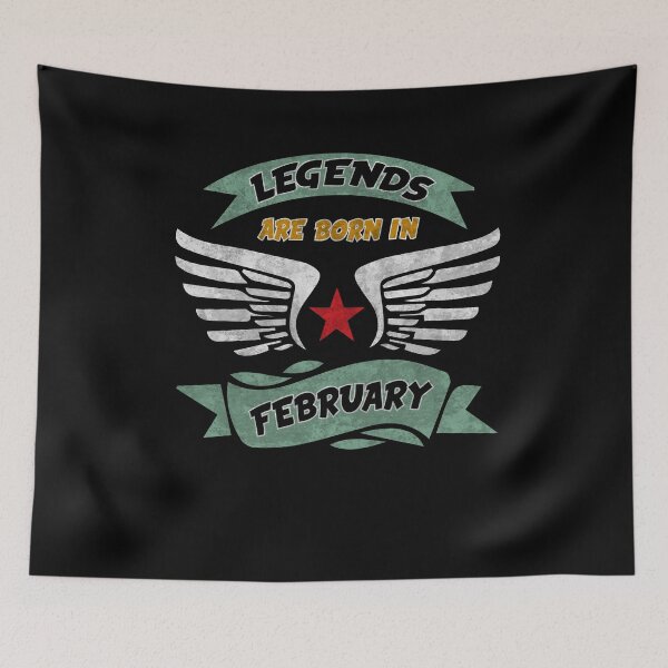 Item preview, Legends are born in february designed and sold by Epictshirt.