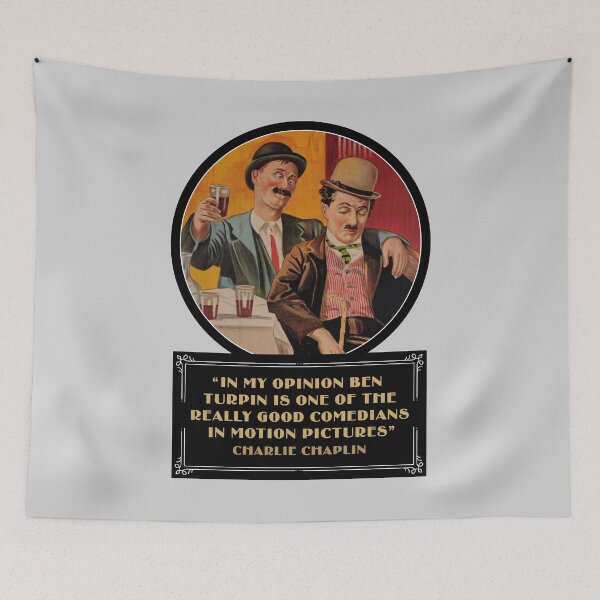 Item preview, Ben Turpin Quote: “In My Opinion Ben Turpin Is One Of The Really Good Comedians In Motion Pictures” (Charlie Chaplin) designed and sold by TIGERDAVER.