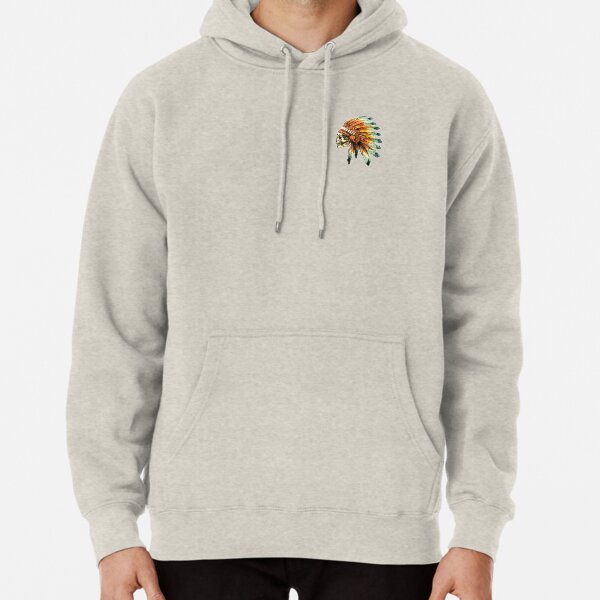 sin perder originalidad y autenticidad. nativo americano. Sudadera con capucha