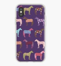Colorful Horse Pattern iPhone Case