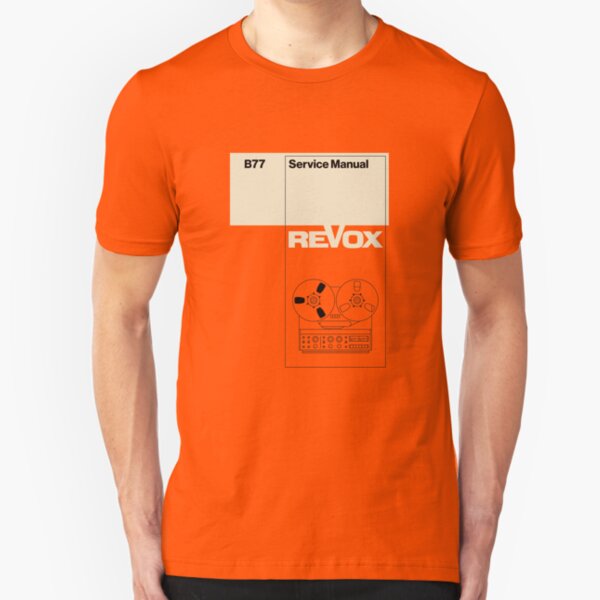 Revox Service Manual (any colour) Slim Fit T-Shirt