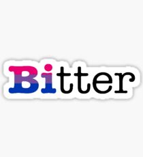 Bitter Bisexual Sticker Sticker