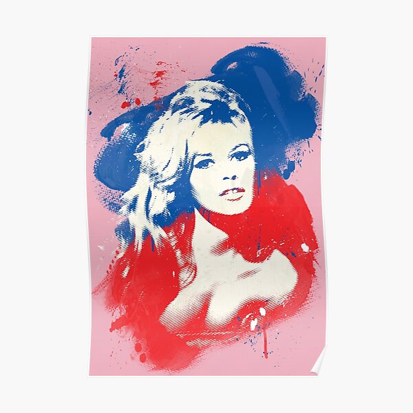 B. B. - Pop Art Fashion Icons Poster