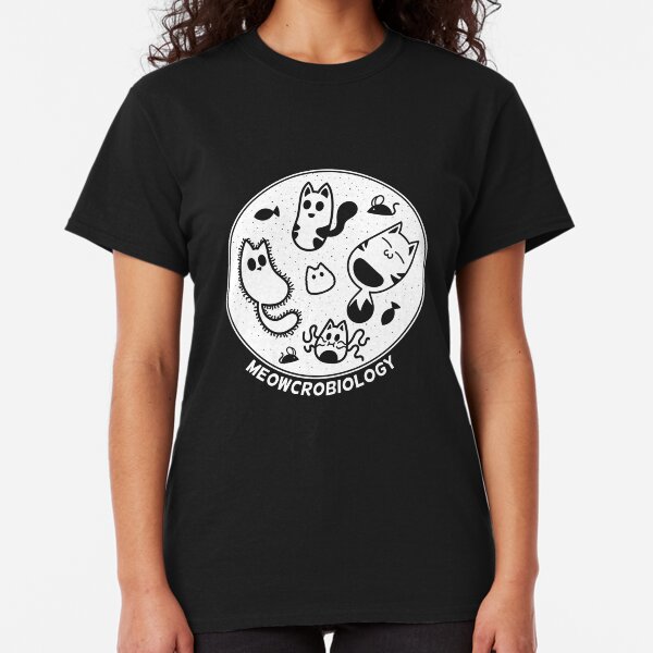 Cats love Microbiology Classic T-Shirt