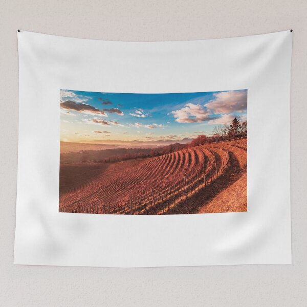 Item preview, Colorful sunset in the italian vineyards designed and sold by zakaz86.