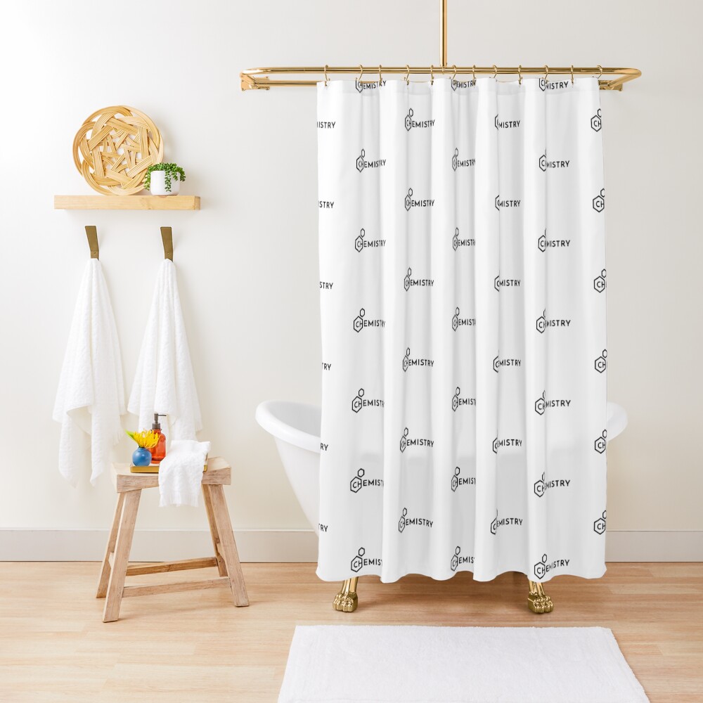 Chemistry (Inverted) Shower Curtain