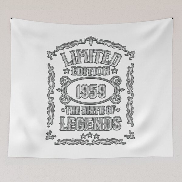 Item preview, Born in 1959 - Legends Birthday T-Shirt designed and sold by Dubbra.