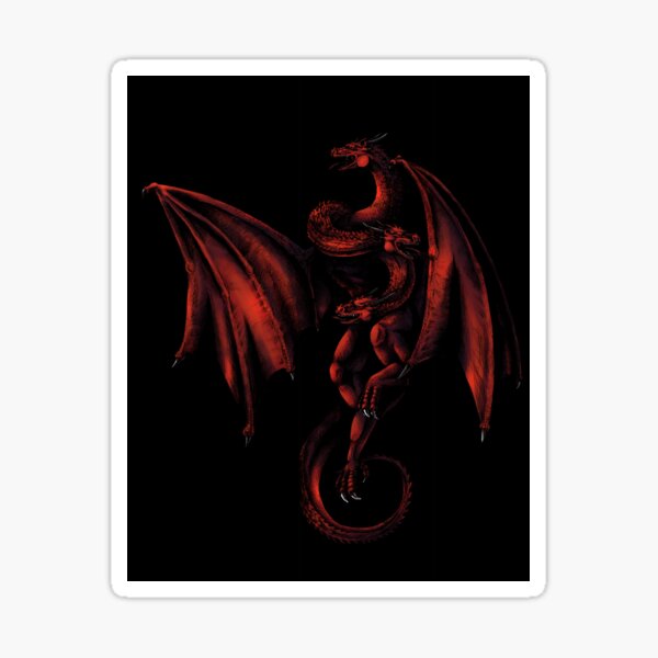 Fire and Blood Sticker