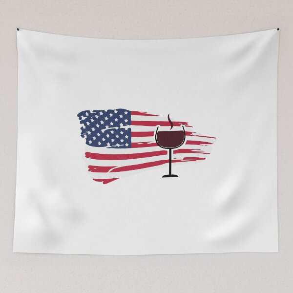 Item preview, USA Drinking Team Wine Party  designed and sold by Seas Wanda.