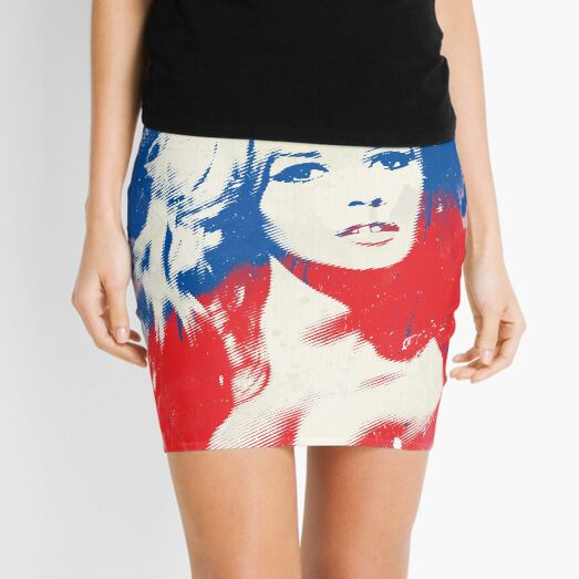 B. B. - Pop Art Fashion Icons Mini Skirt
