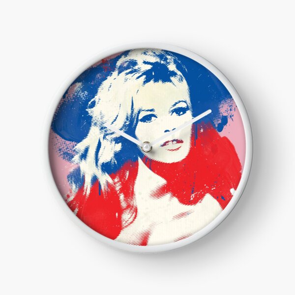 B. B. - Pop Art Fashion Icons Clock