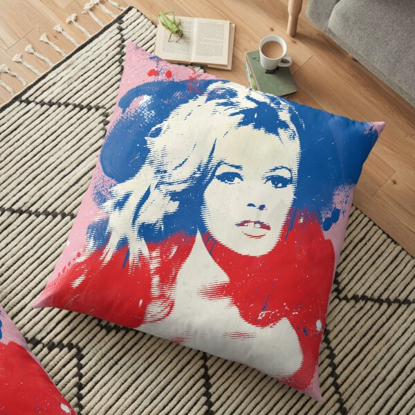 B. B. - Pop Art Fashion Icons Floor Pillow