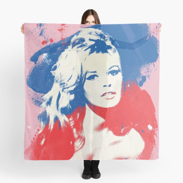 B. B. - Pop Art Fashion Icons Scarf