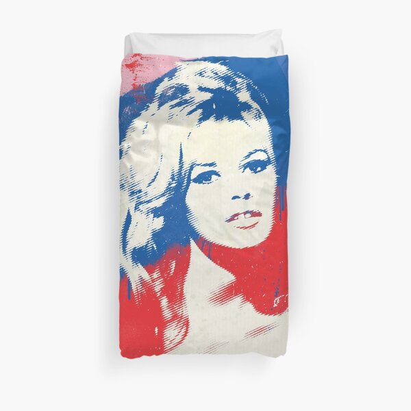 B. B. - Pop Art Fashion Icons Duvet Cover