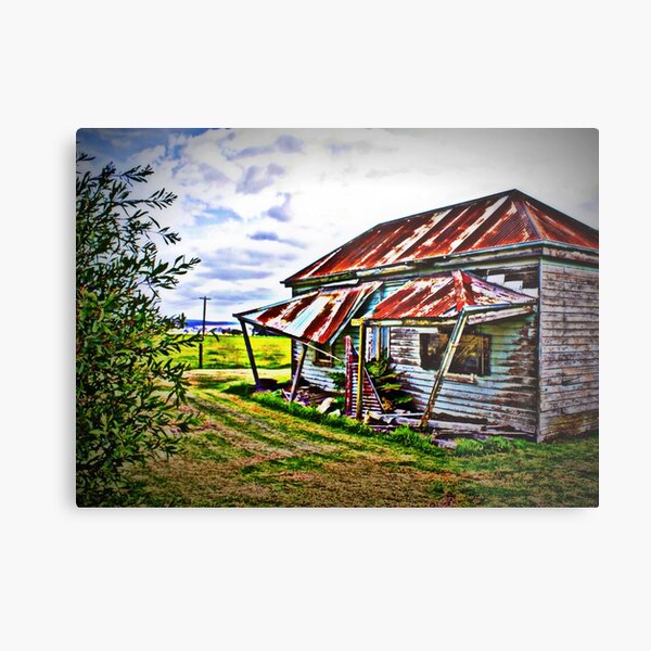Abandoned Metal Print