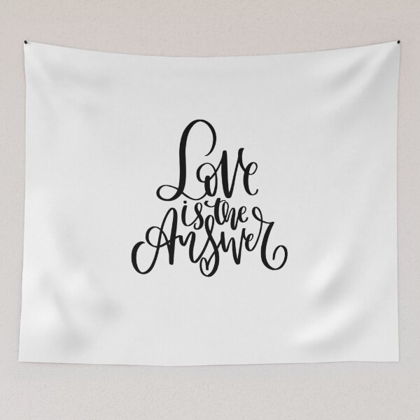 Item preview, Love Is The Answer Valentines Day Heart Shirt Gift designed and sold by beautifulshirts.