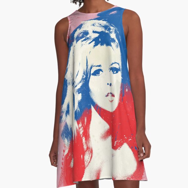 B. B. - Pop Art Fashion Icons A-Line Dress
