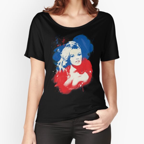 Brigette Bardot - Pop Art Fashion Icons Relaxed Fit T-Shirt