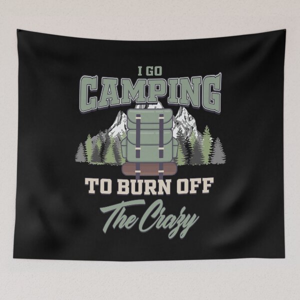 Item preview, Camping Camper Camp Campfire Tent Campground Campsite Nature Gift designed and sold by design2try.