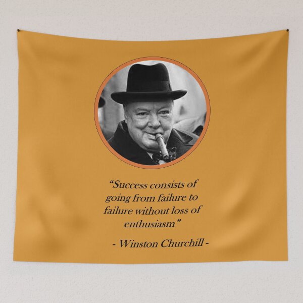 Item preview, [Quote] Winston Churchill - Success designed and sold by Garlaska's Shop.