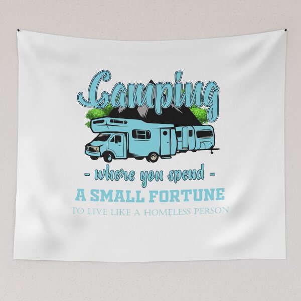 Item preview, Camping Camper Camp Campfire Tent Campground Campsite Nature Gift designed and sold by design2try.