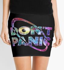 Hitchhikers Don't Panic Mini Skirt