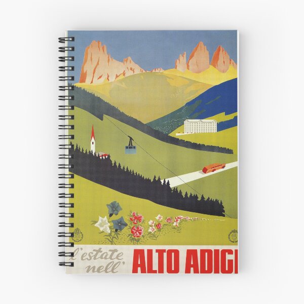 Artikelvorschau, Vintage Südtirol Adige Südtirol Reiseanzeige entworfen und verkauft von aapshop.