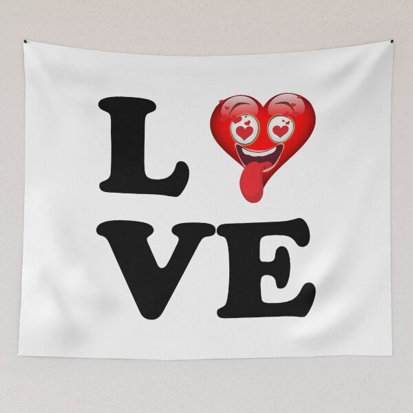 Item preview, Love with emoji designed and sold by dechap.