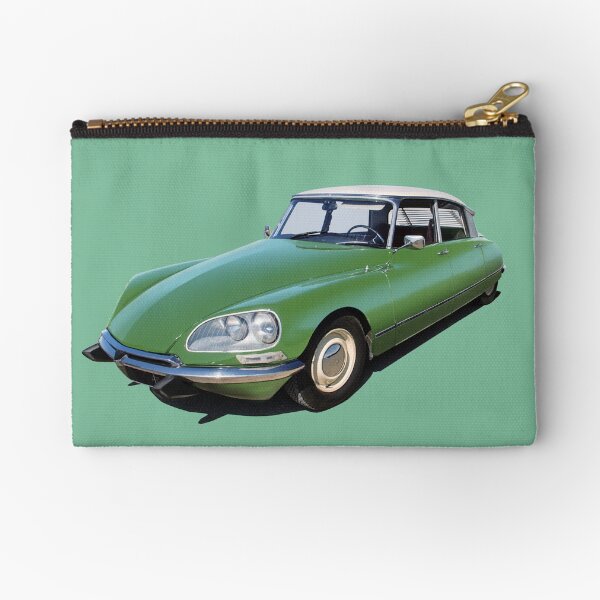 Citroen DS des années 1970 en vert Pochette