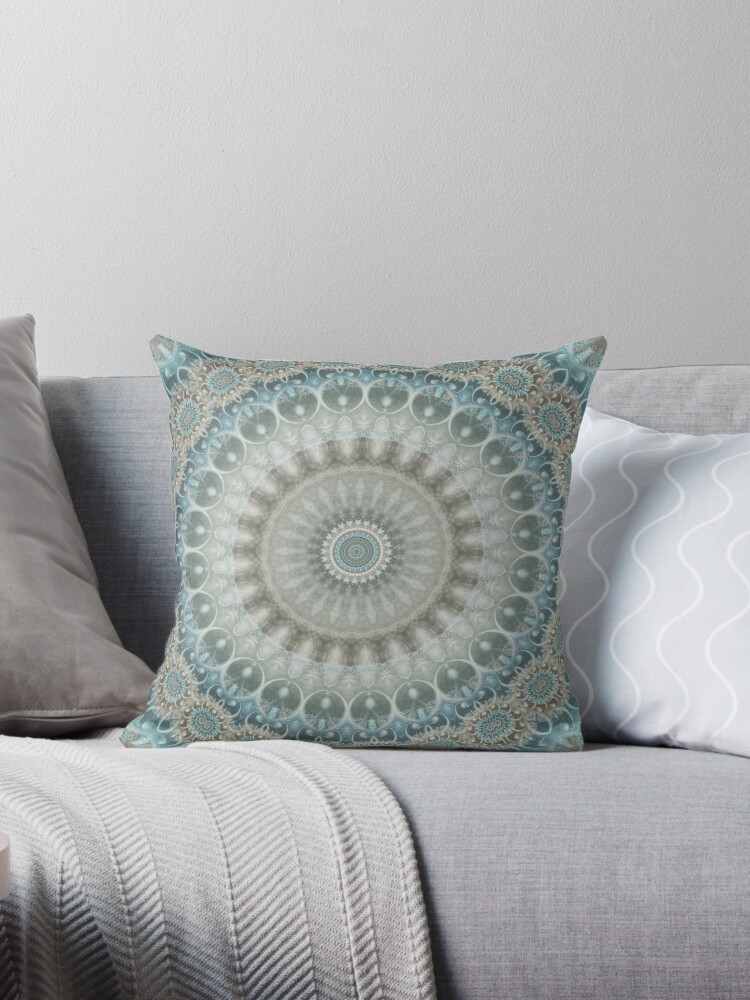 Ivory & Grey Throw Pillows