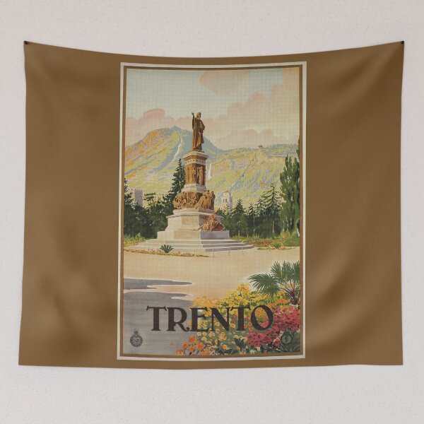Artikelvorschau, Vintage Trento Trent italienische Reiseanzeige entworfen und verkauft von aapshop.