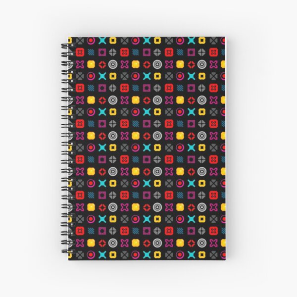 N++ Pattern Spiral Notebook