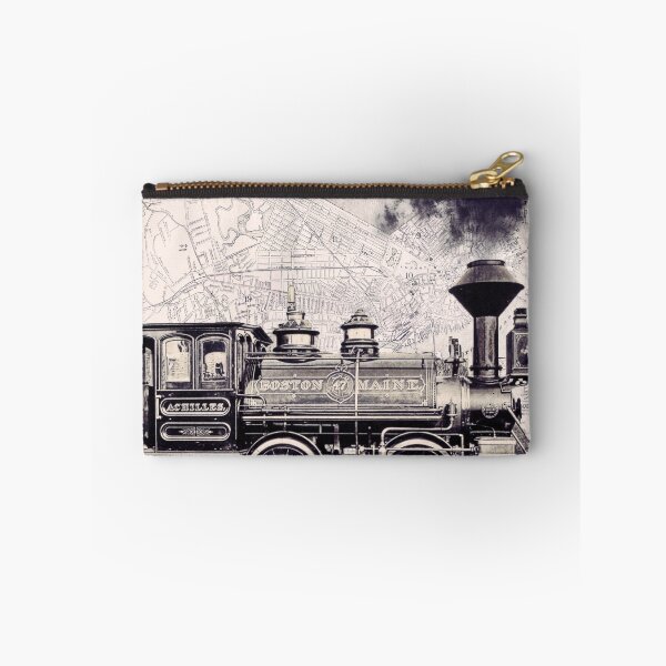 Item preview, Vintage Boston Locomotive designed and sold by Sasha Art Gallery.