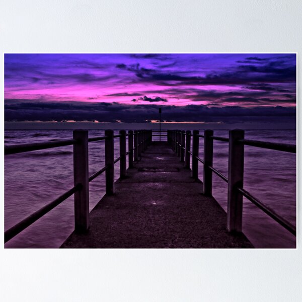 Item preview, Sunset @ Chelsea Pier, VIC (Version 2) designed and sold by MickDodds.