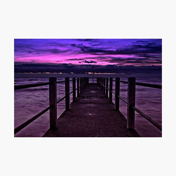 Item preview, Sunset @ Chelsea Pier, VIC (Version 2) designed and sold by MickDodds.