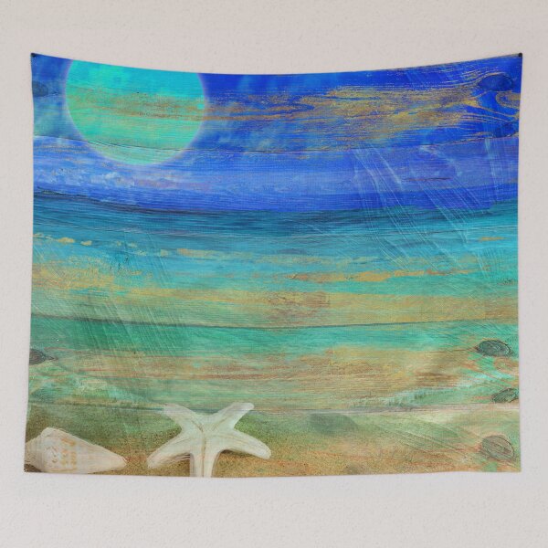 Item preview, Turquoise Moon designed and sold by Sasha Art Gallery.