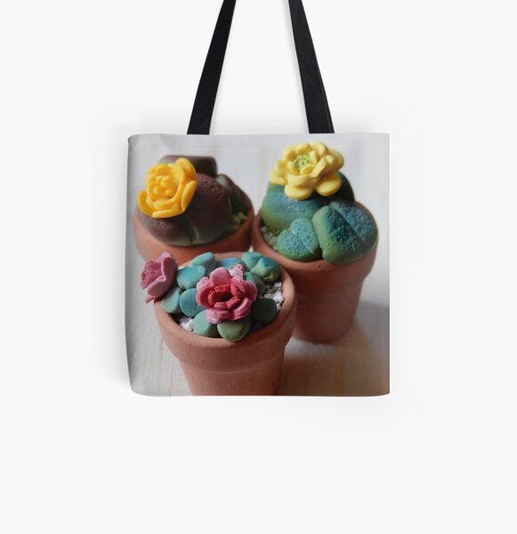 teeny tiny plants All Over Print Tote Bag