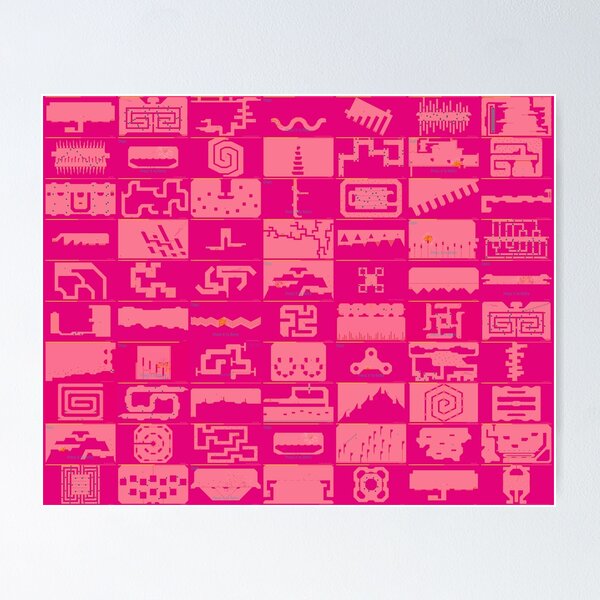 N++ Levels - Pink! Poster
