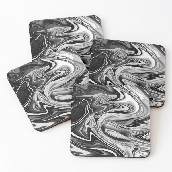 Item preview, Elegant Marble 7 - Liquid Black and White designed and sold by lematworks.