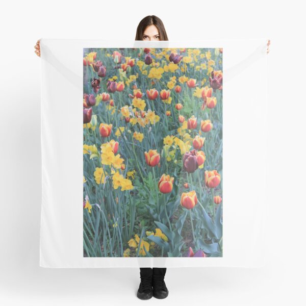 Tulips & Daffodils of France Scarf