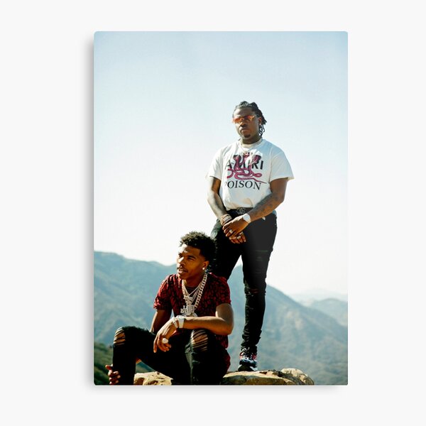 Lil Baby and Gunna Metal Print