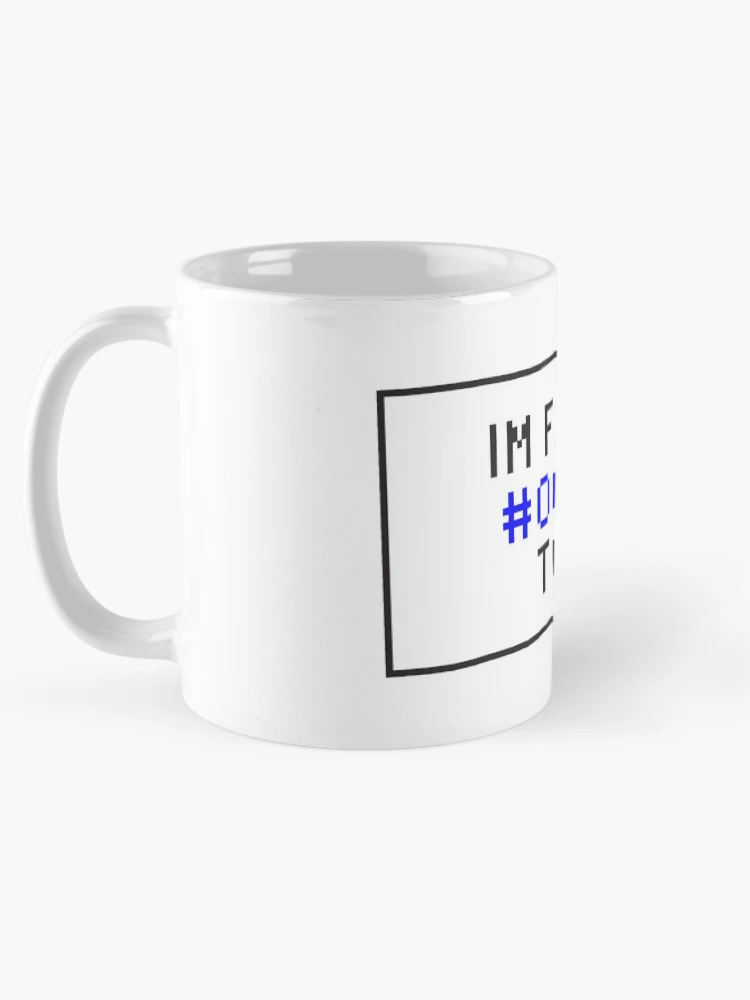 Thumbnail 5 of 6, Coffee Mug, I Feel Blue Today In HTML Programming Code designed and sold by MCGraphics.