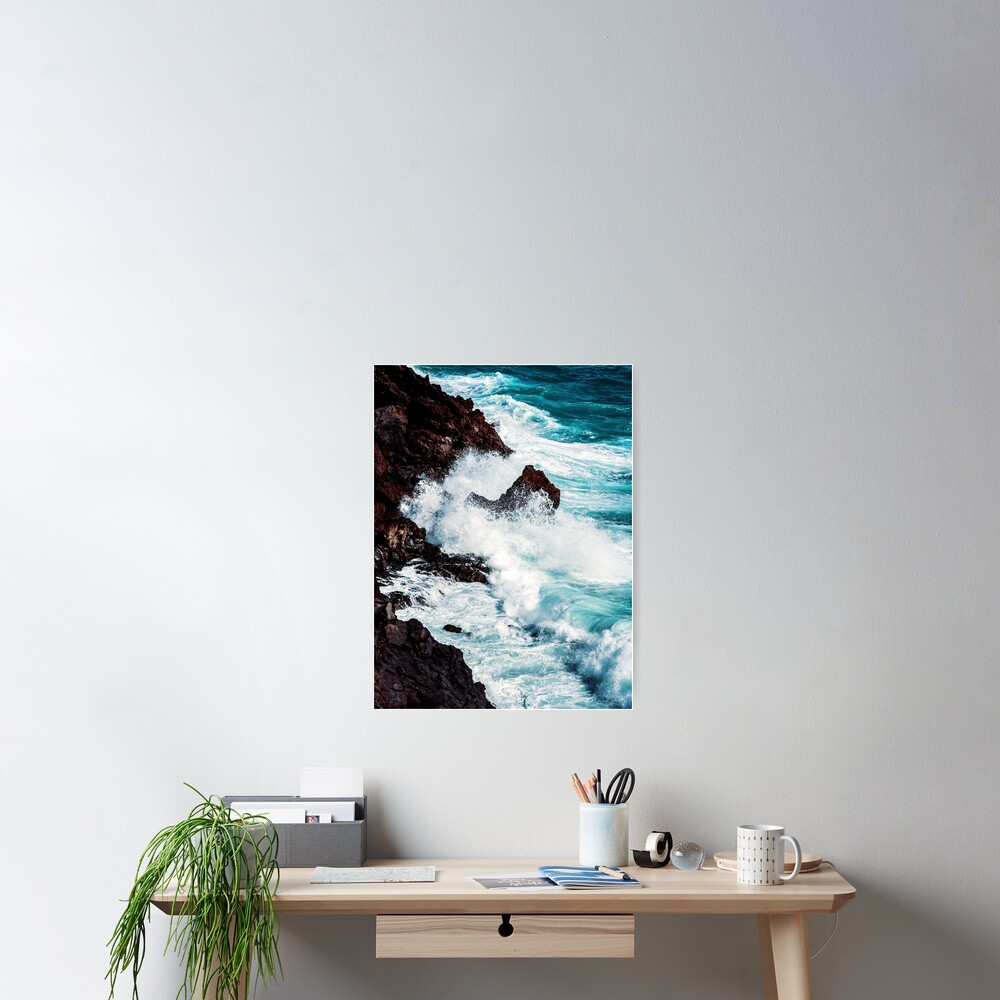 CONFRONTING THE STORM / Lanzarote, Spanien Poster