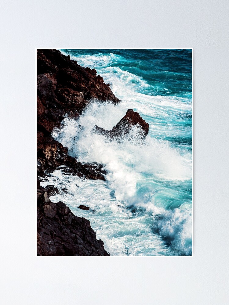Alternative Ansicht von CONFRONTING THE STORM / Lanzarote, Spanien Poster