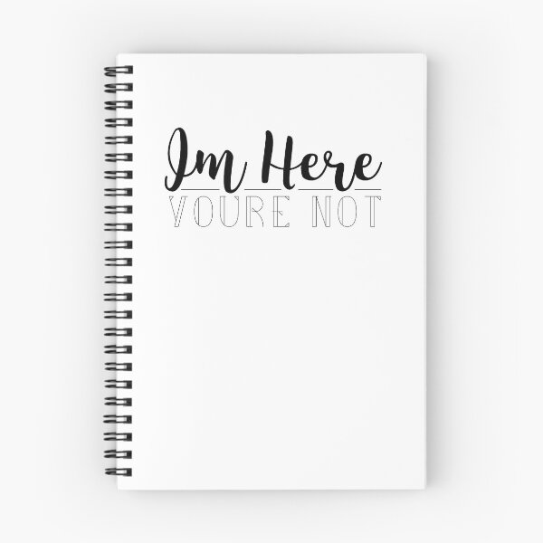 Artikelvorschau, Ich bin hier, du bist nicht lustig Zitat Design entworfen und verkauft von MCGraphics.