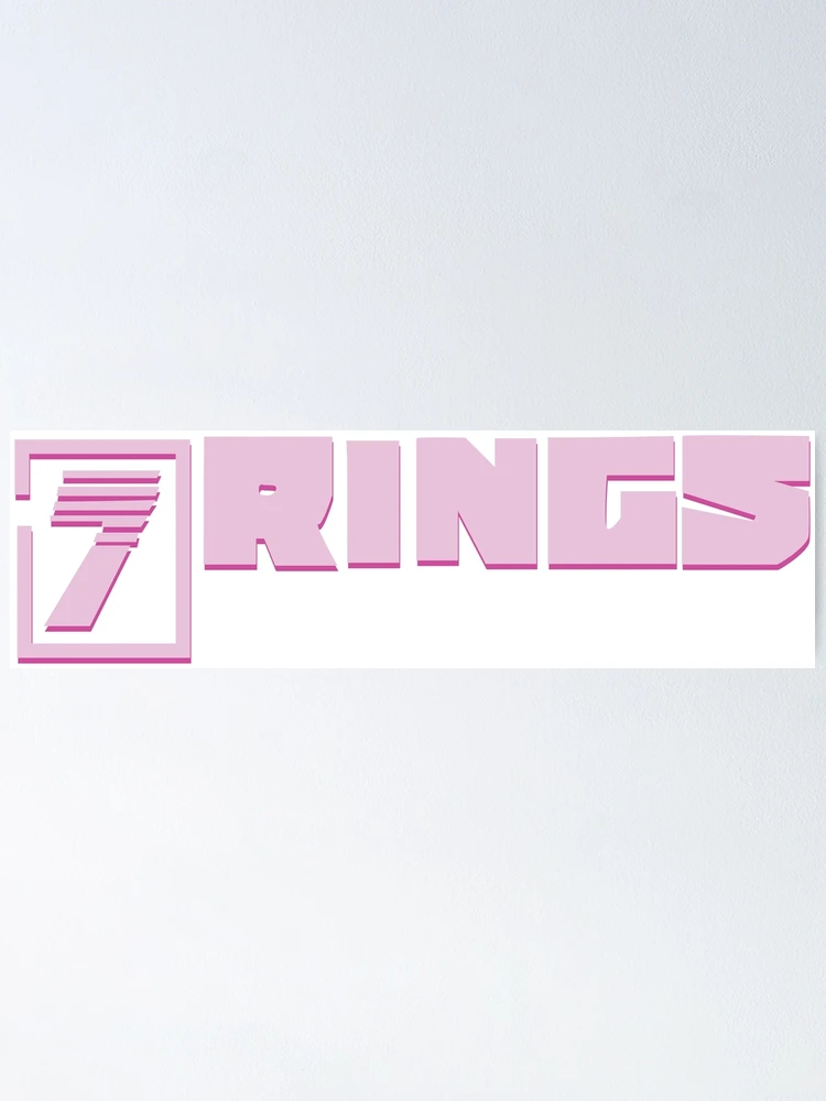 Thumbnail 1 of 3, Poster, Seven Rings designed and sold by GeometricLove.