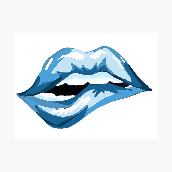 Item preview, Berry Blue Lip designed and sold by Katy Rice.