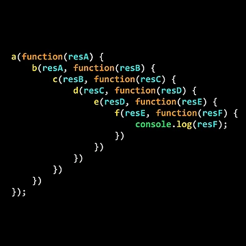 Artwork thumbnail, javascript - callback hell by MagicDoorknob